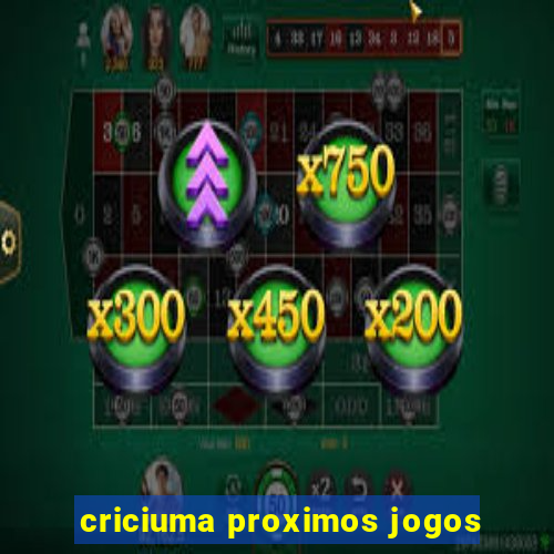 criciuma proximos jogos